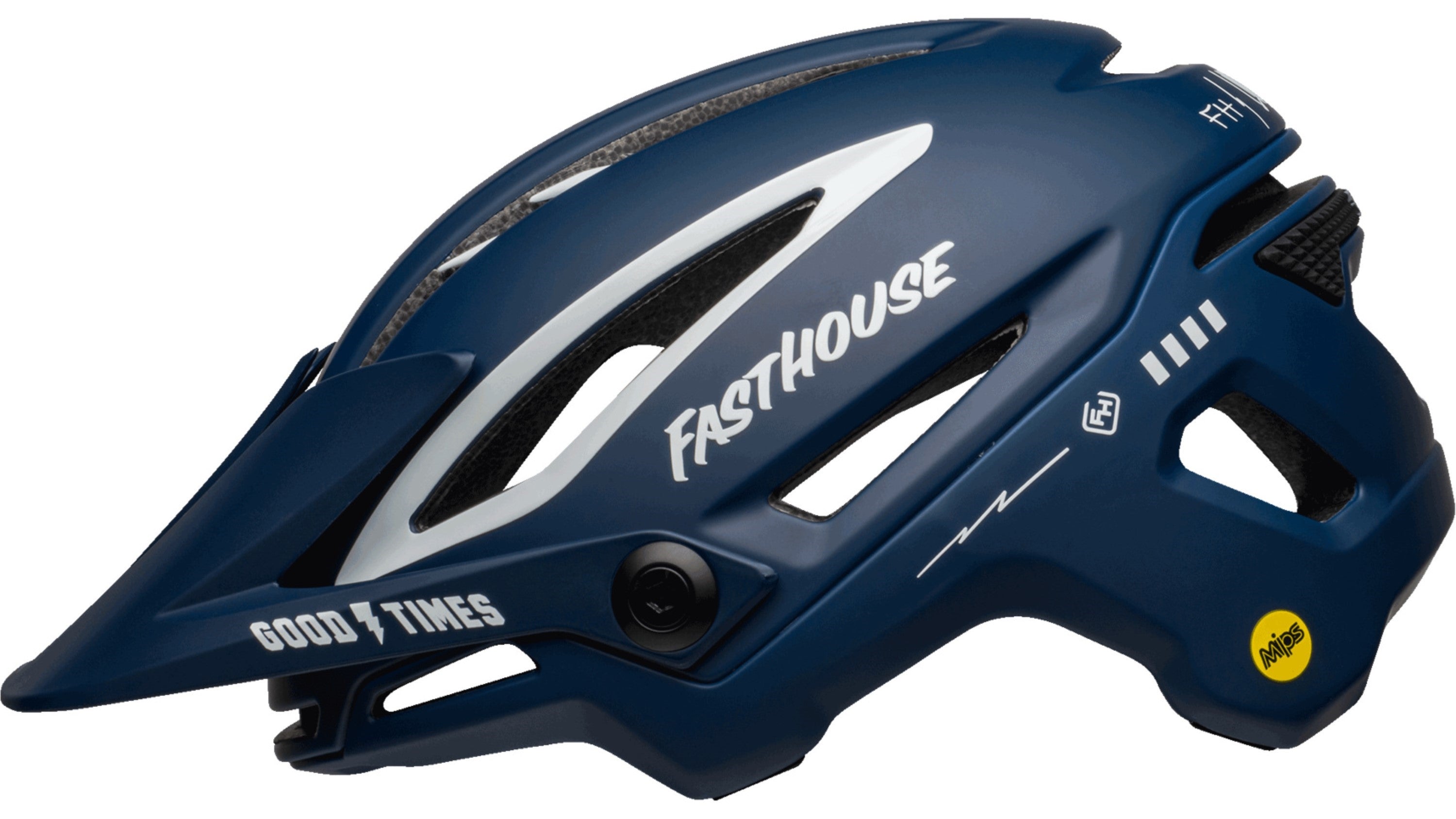 Bell SIXER MIPS Fahrradhelm mt/gls blue/white Unisex