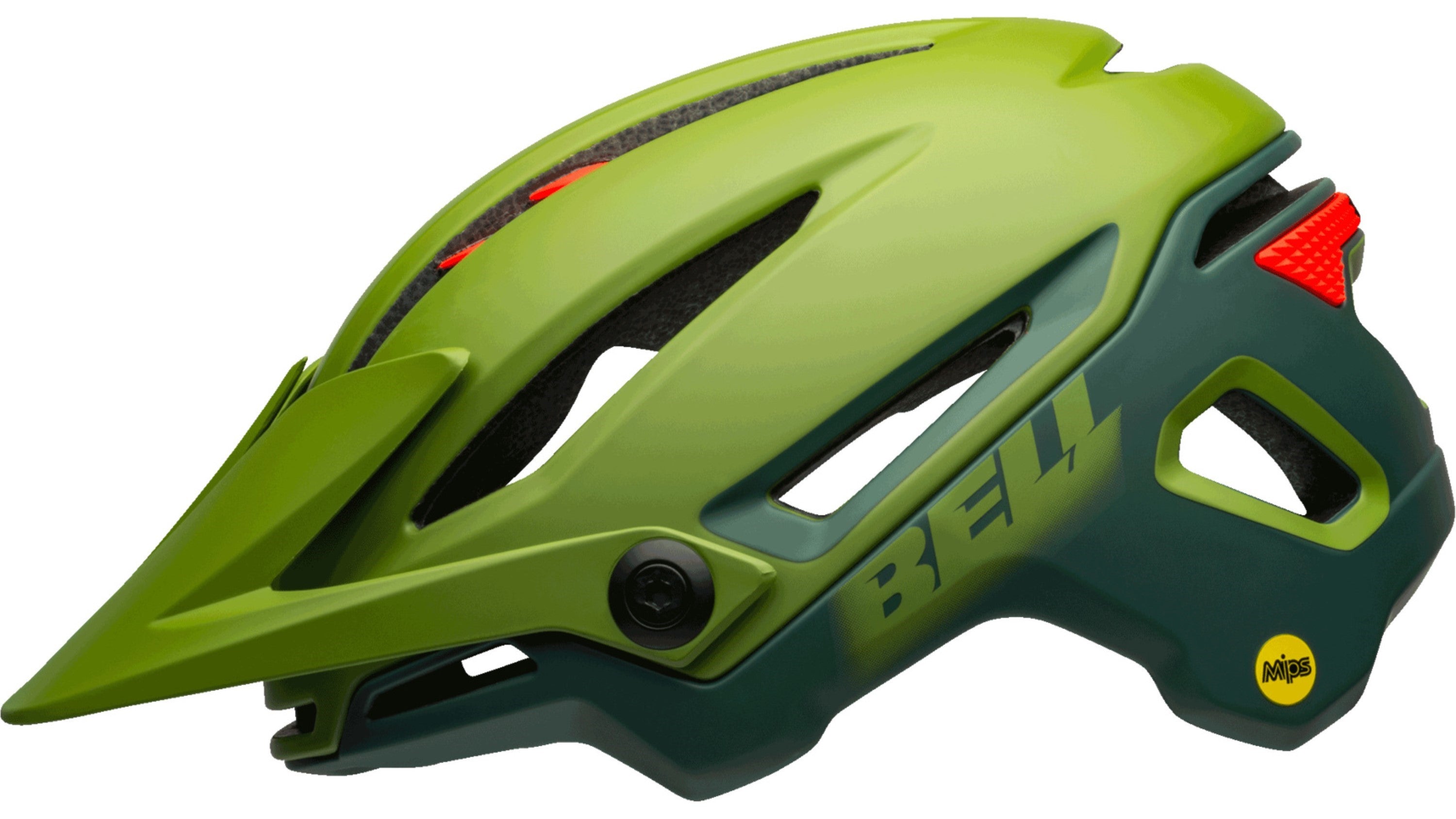 Bell SIXER MIPS Fahrradhelm matte/gloss green/infrared