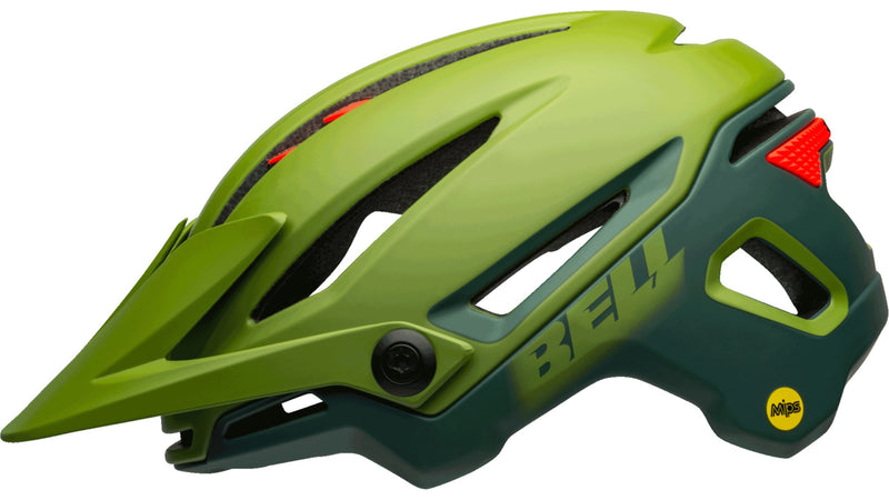Bell SIXER MIPS Fahrradhelm matte/gloss green/infrared