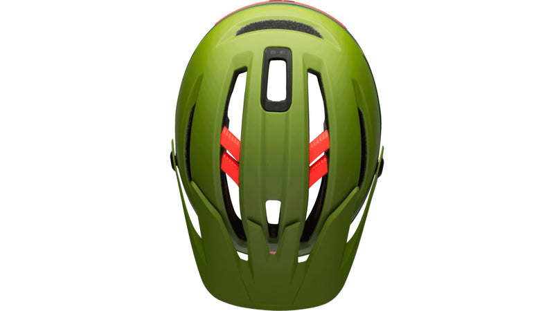 Bell SIXER MIPS Fahrradhelm matte/gloss green/infrared