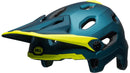 Bell SUPER DH SPHERICAL Fahrradhelm matte/gloss blue yellow Unisex