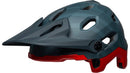 Bell SUPER DH SPHERICAL Fahrradhelm matte blue/crimson red Unisex