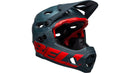 Bell SUPER DH SPHERICAL Fahrradhelm matte blue/crimson red Unisex