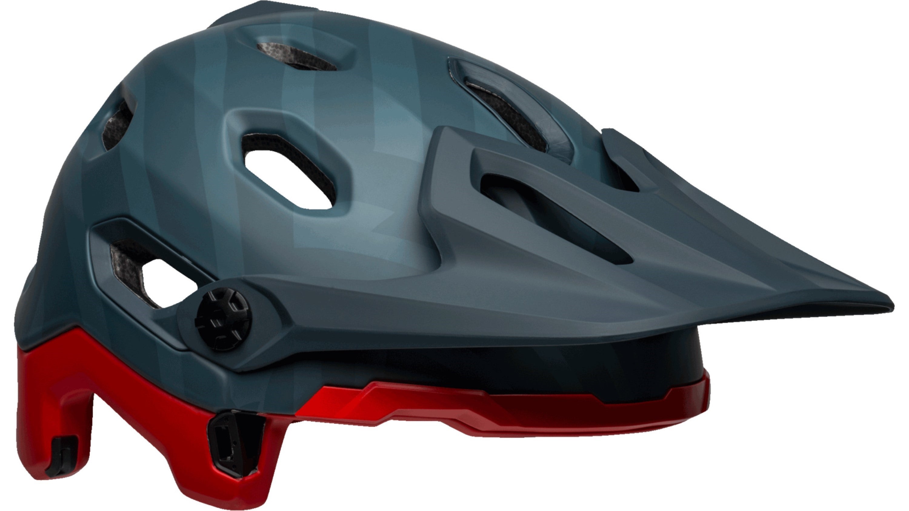 Bell SUPER DH SPHERICAL Fahrradhelm matte blue/crimson red Unisex