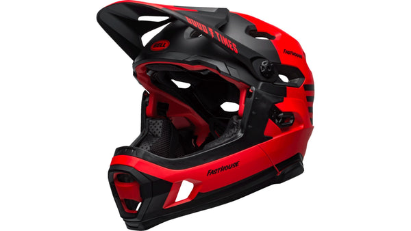 Bell SUPER DH SPHERICAL Fahrradhelm mat/gls red/black fasthouse Unisex