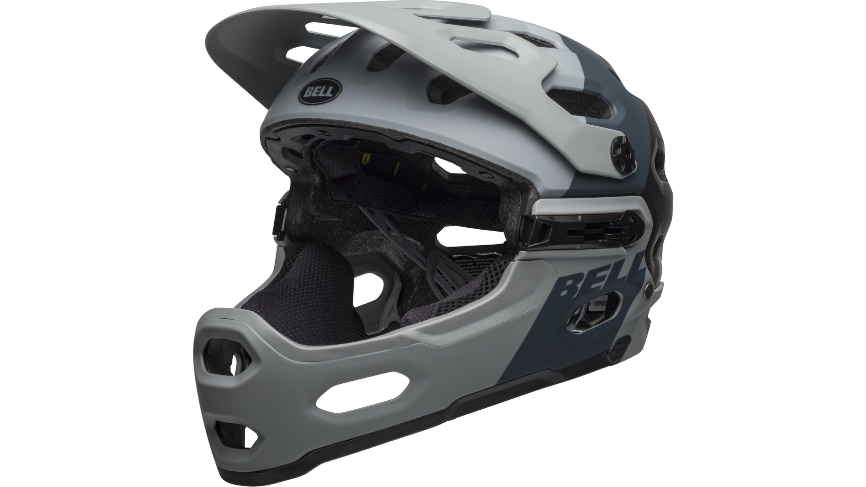 Bell SUPER 3R MIPS Fahrradhelm mat gray/gunmetal Unisex