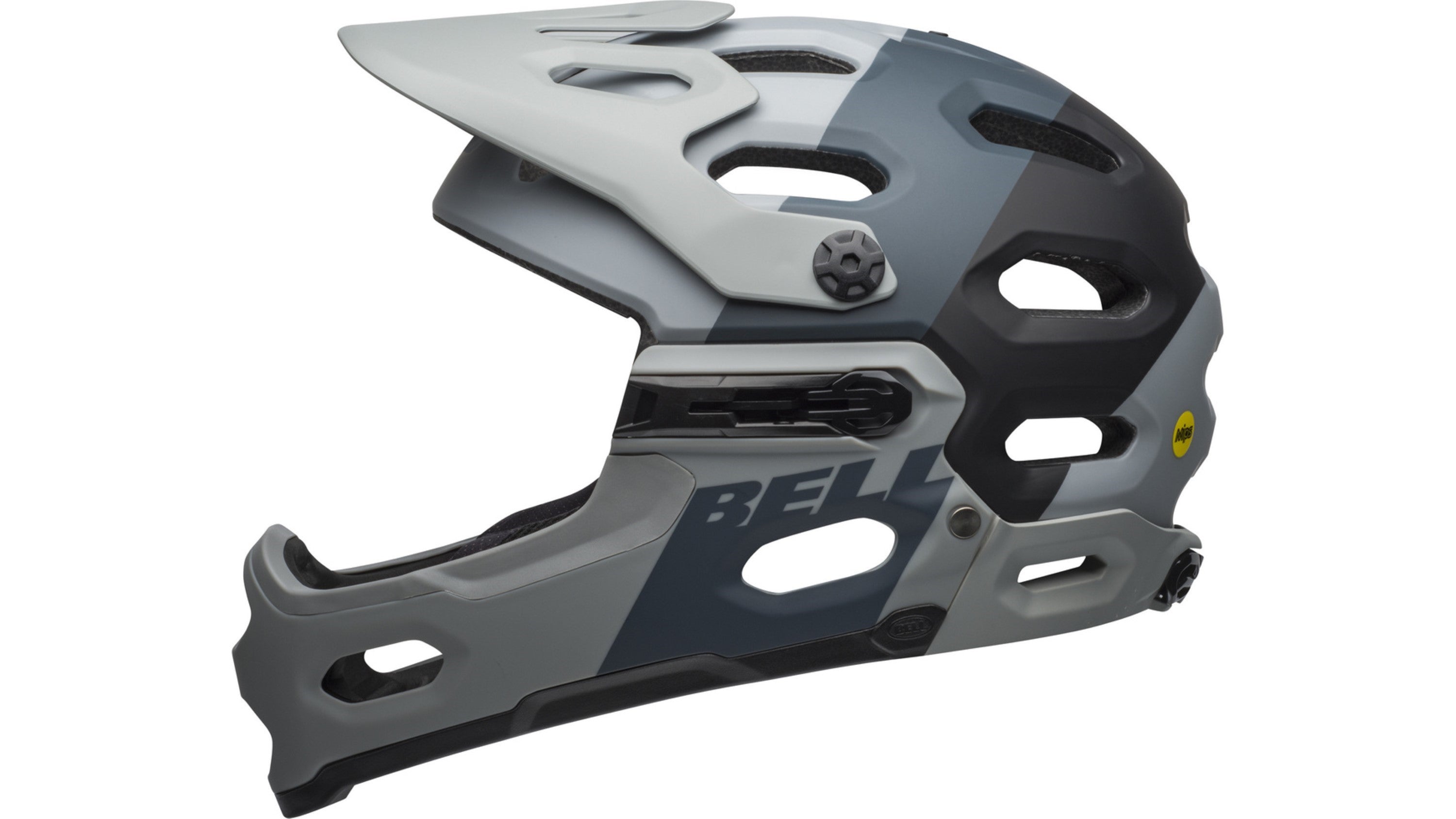 Bell SUPER 3R MIPS Fahrradhelm mat gray/gunmetal Unisex