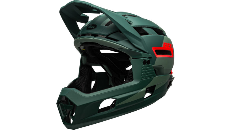 Bell SUPER AIR R SPHERICAL Fahrradhelm green-infrared Unisex
