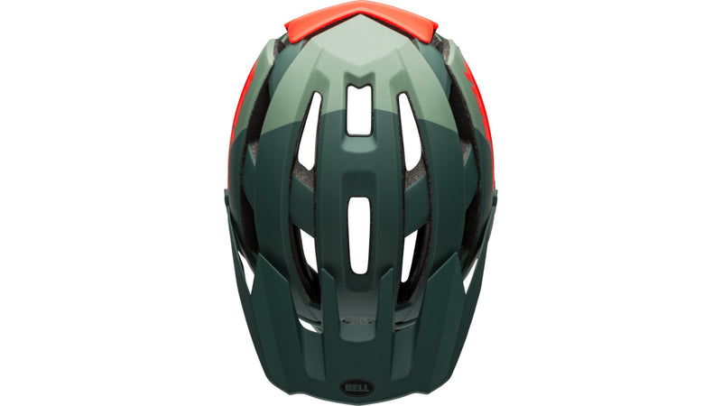 Bell SUPER AIR R SPHERICAL Fahrradhelm green-infrared Unisex