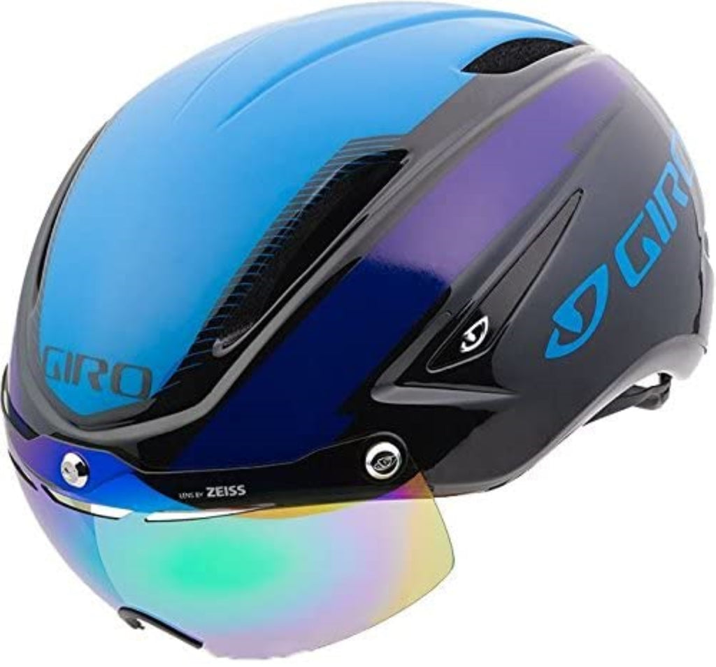 fahrradhelm herren giro Giro AIR ATTACK SHIELD Fahrradhelm Herren black/blue/purple