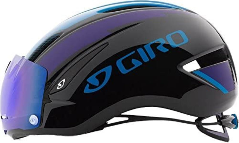 Giro AIR ATTACK SHIELD Fahrradhelm Herren black/blue/purple