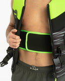 Jobe SEGMENTED JET BACKSUPPORT Schwimmweste black lime Herren