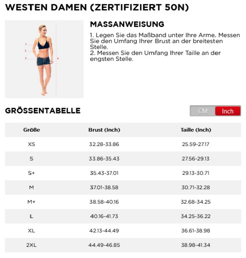 Jobe FRAGMENT Schwimmweste grey Damen