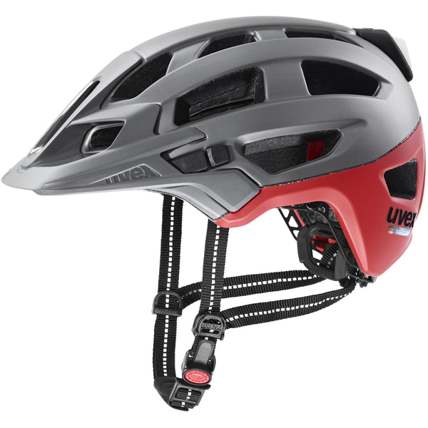 uvex FINALE LIGHT 2.0 Fahrradhelm silver red Unisex
