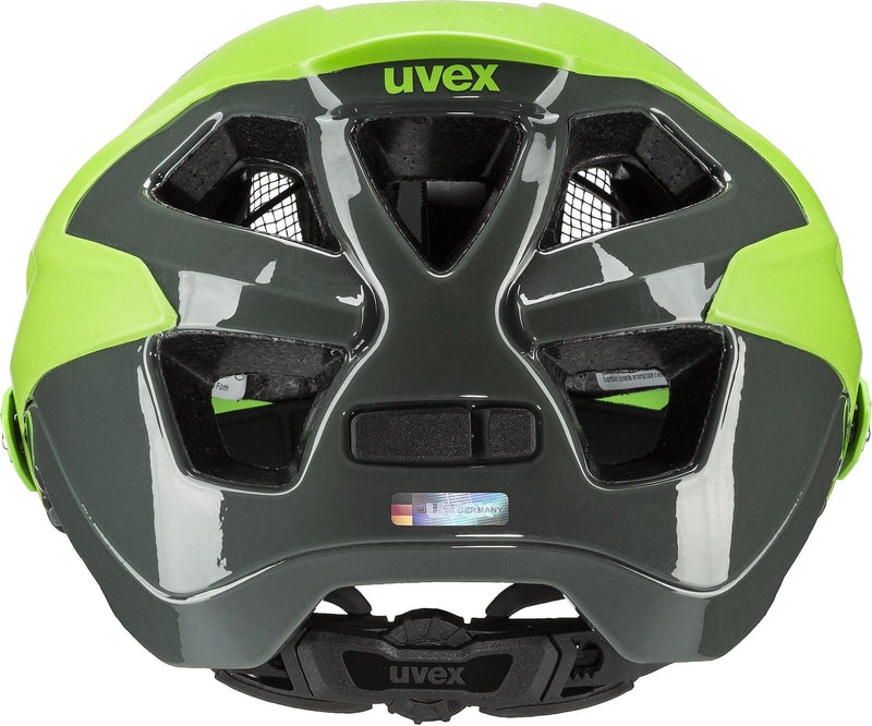 uvex QUATRO INTEGRALE Fahrradhelm lime mat - anthracite shiny Unisex