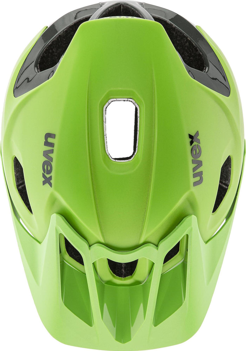 uvex QUATRO INTEGRALE Fahrradhelm lime mat - anthracite shiny Unisex