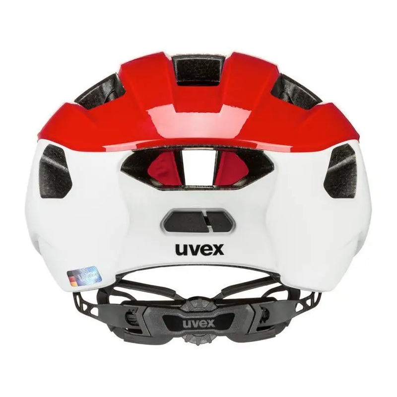 uvex RISE CC Fahrradhelm red white mat Unisex
