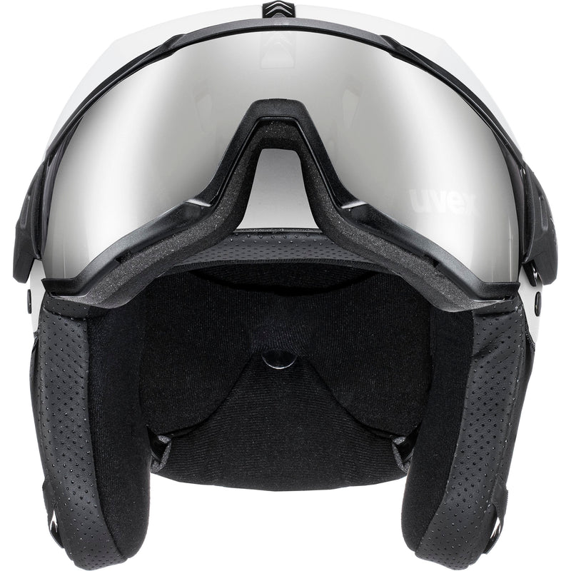 uvex INSTINCT VISOR Ski-Snowboardhelm white black mat Unisex