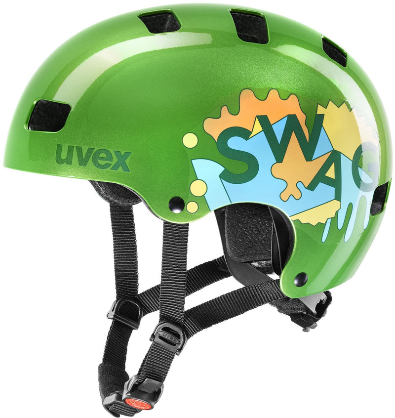 uvex Kid 3 SWAG green Fahrradhelm Kinder