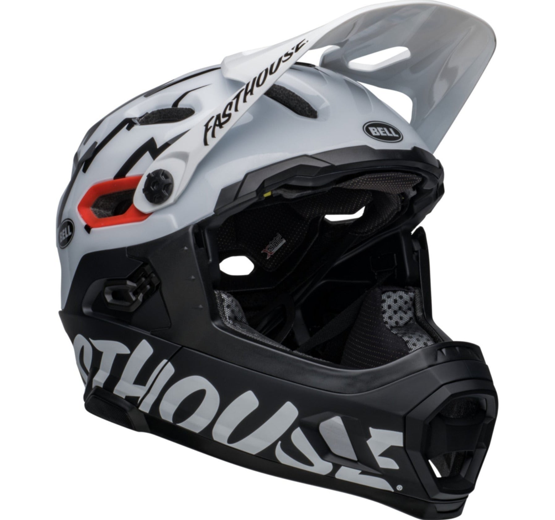 Bell SUPER DH SPHERICAL MIPS Fahrradhelm matte/gloss black/white Unisex