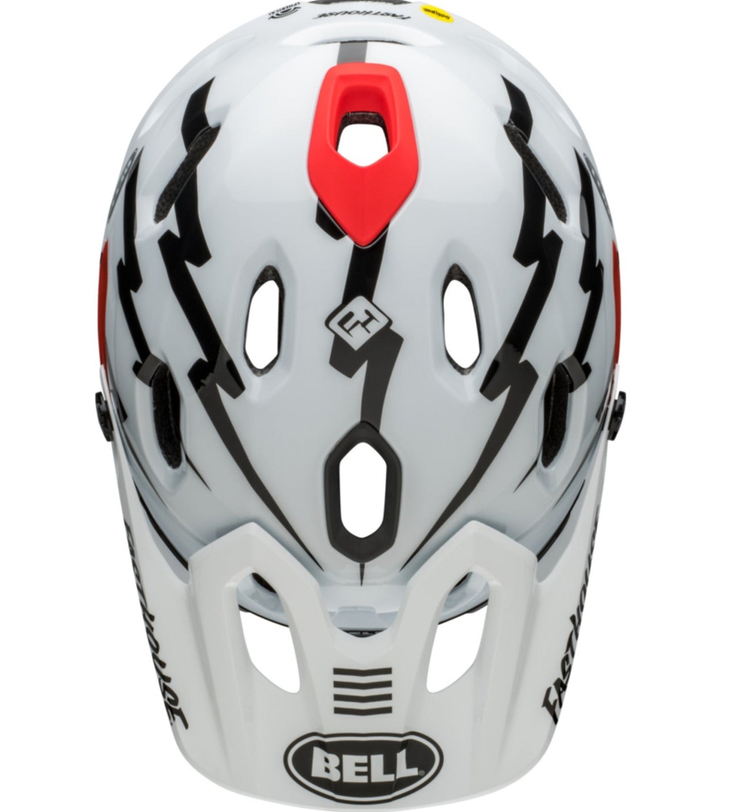 Bell SUPER DH SPHERICAL MIPS Fahrradhelm matte/gloss black/white Unisex