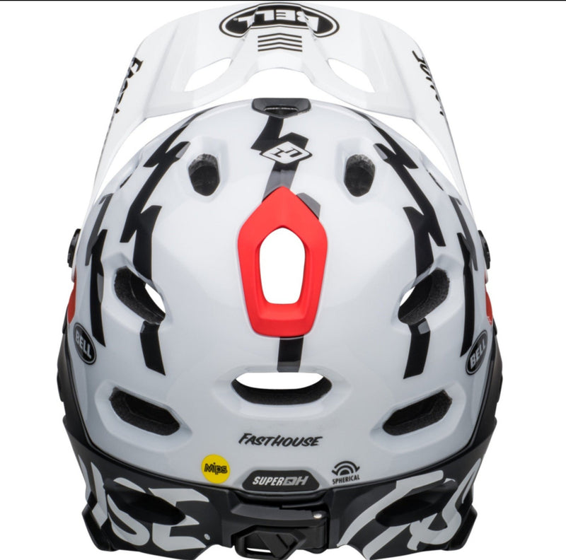 Bell SUPER DH SPHERICAL MIPS Fahrradhelm matte/gloss black/white Unisex