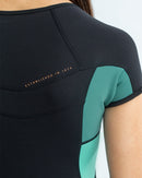 Jobe SOFIA 2 mm Neoprenanzug Shorty Short sleeve vintage teal Damen