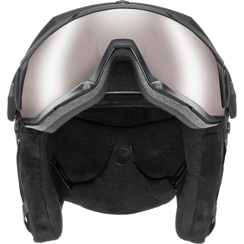 uvex INSTINCT VISOR PRO V Ski-Snowboardhelm black Unisex