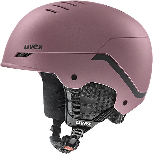 uvex WANTED Ski-Snowboardhelm bramble-black strip mat Unisex