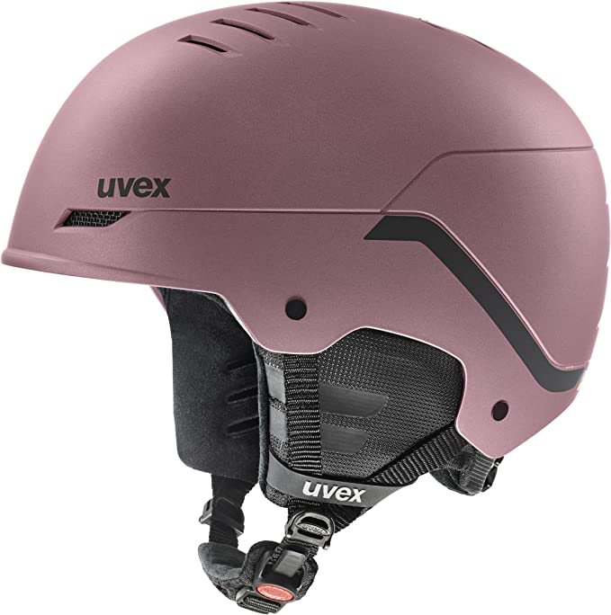 uvex WANTED Ski-Snowboardhelm bramble-black strip mat Unisex