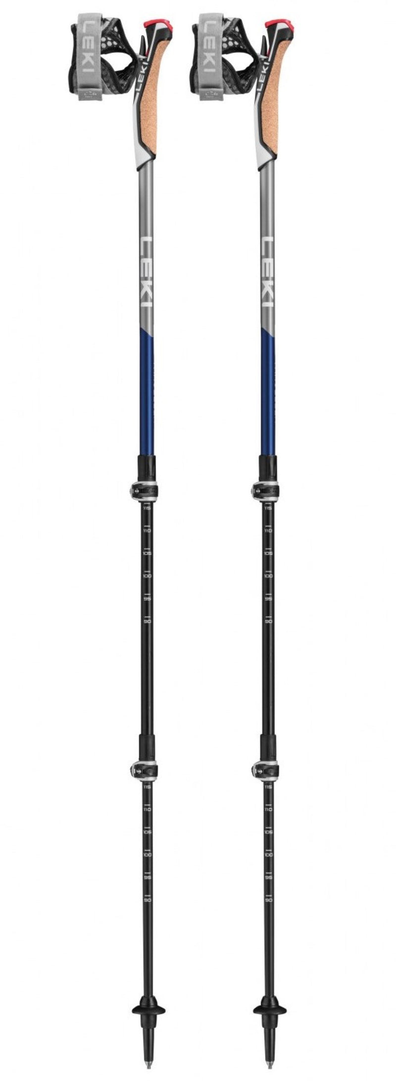 Leki TRAVELLER CARBON Nordic Walking Stöcke midnight blue (90-130 cm) Unisex