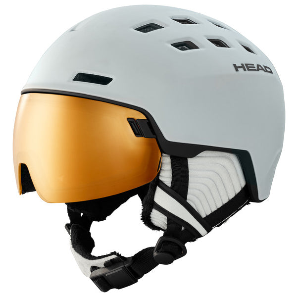HEAD RACHEL POLA white Visier Skihelm Snowboard Helm polarisierend NEU Damen