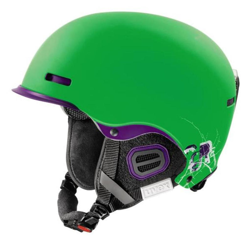 Uvex hlmt 5 pro core green/dark purpl Skihelm Snowboardhelm