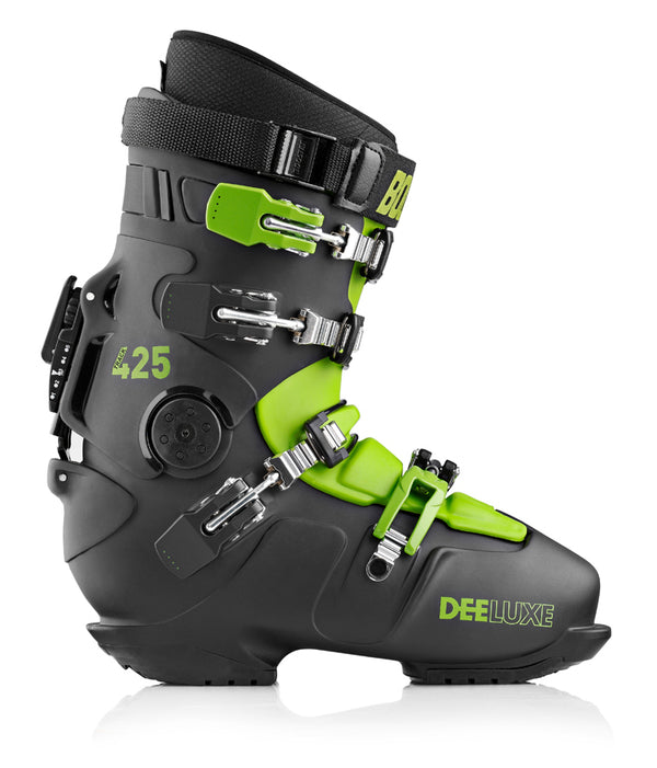 Deeluxe TRACK 425 PRO Hardboot Schwarz Grün HP-Flex Innenschuh Optional Intec Absatz