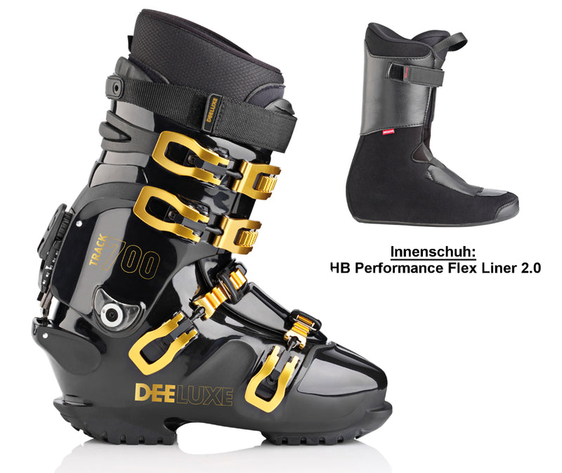 DEELUXE TRACK 700 Hardboot Schwarz HP-Flex 2.0 Innenschuh Optional Intec Absatz