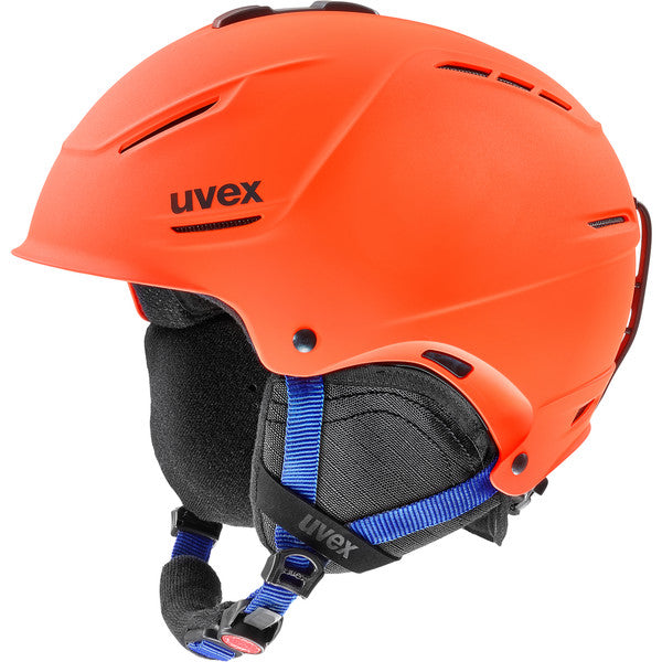 Uvex P1US 2.0 orange blue Skihelm Snowboardhelm Superleicht